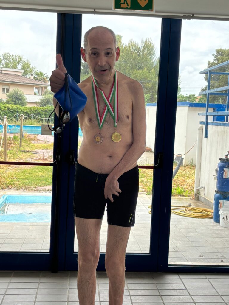 Piccini Luca Argento Bronza nella disciplina del nuoto paralimpico